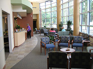 Lobby of a new spine center