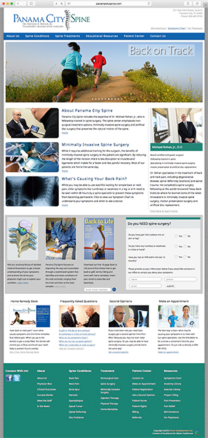 Prizm develops educational websites for spine surgeons